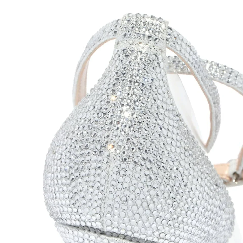 Brand new Jlo Morley Rhinestone Pump.... very light ✨️ elegant shoes 👠 👠 👠 - Picture 7 of 17